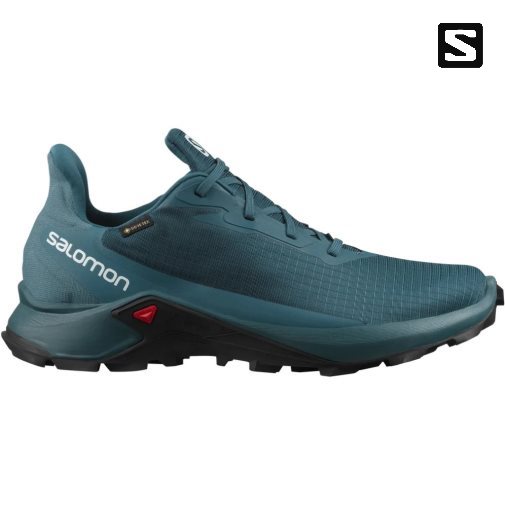 Salomon Alphacross 3 GTX Men's Trail Running Shoes Turquoise | CA 87X1
